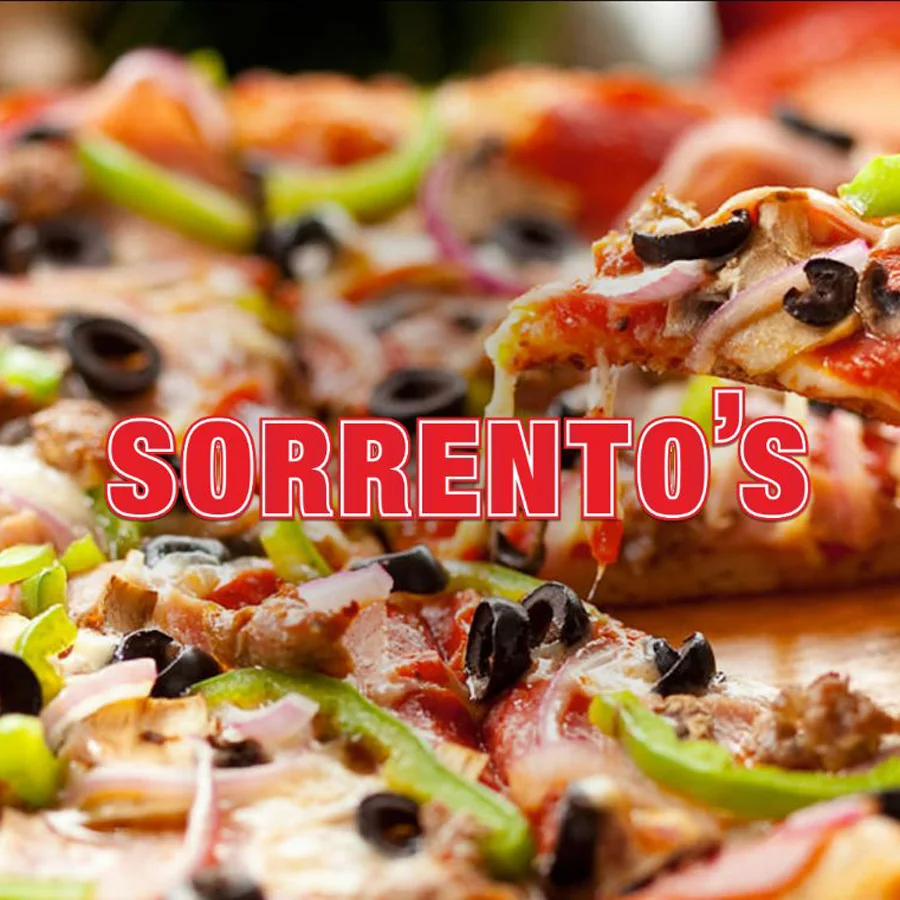Sorrento’s promotional pizza image